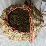 Hand-Woven Grass Bird Nest - Small Parrot & Canary Outdoor Hanging Hut photo review