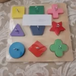 9 Grid Parrot IQ Training Toy - Colorful Wooden Blocks for Safe, Tasteless Pet Education photo review