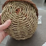 Hand-Woven Grass Bird Nest - Small Parrot & Canary Outdoor Hanging Hut photo review