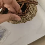 Hand-Woven Grass Bird Nest - Small Parrot & Canary Outdoor Hanging Hut photo review