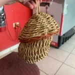 Hand-Woven Grass Bird Nest - Small Parrot & Canary Outdoor Hanging Hut photo review