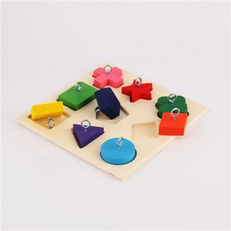 9 Grid Parrot IQ Training Toy - Colorful Wooden Blocks for Safe, Tasteless Pet Education photo review