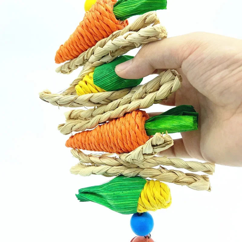 Bird chew toys - parrot, hamster, rabbit chew rope