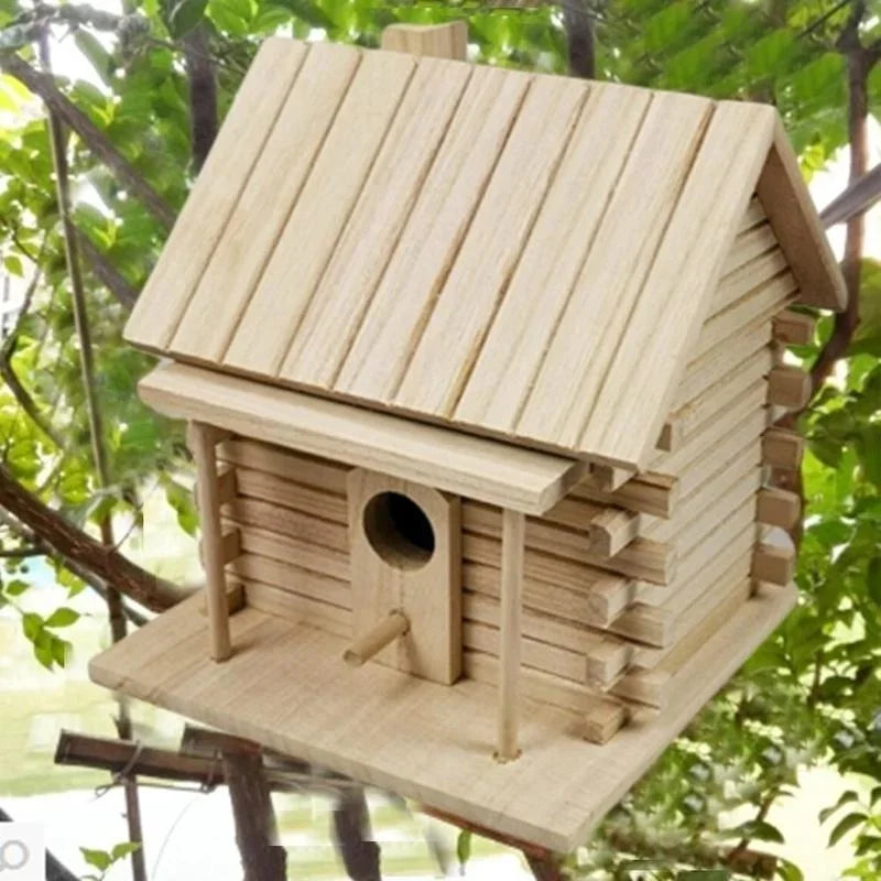 全新 DIY 木製鳥巢箱－鸚鵡繁殖屋