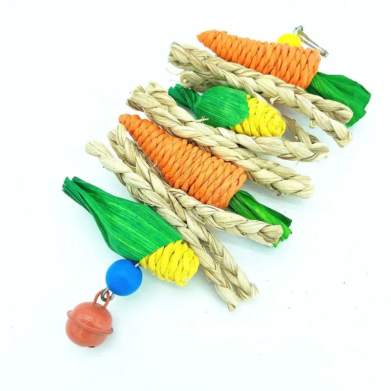 Bird chew toys - parrot, hamster, rabbit chew rope