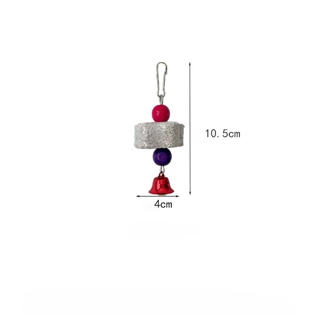 Flower-Shaped Bird Molar Toy - Grinding Stone for Parrots & Small Birds