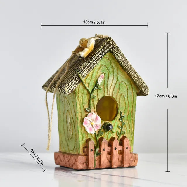 Outdoor Bird Houses - Decorative Courtyard & Garden Wall Hanging