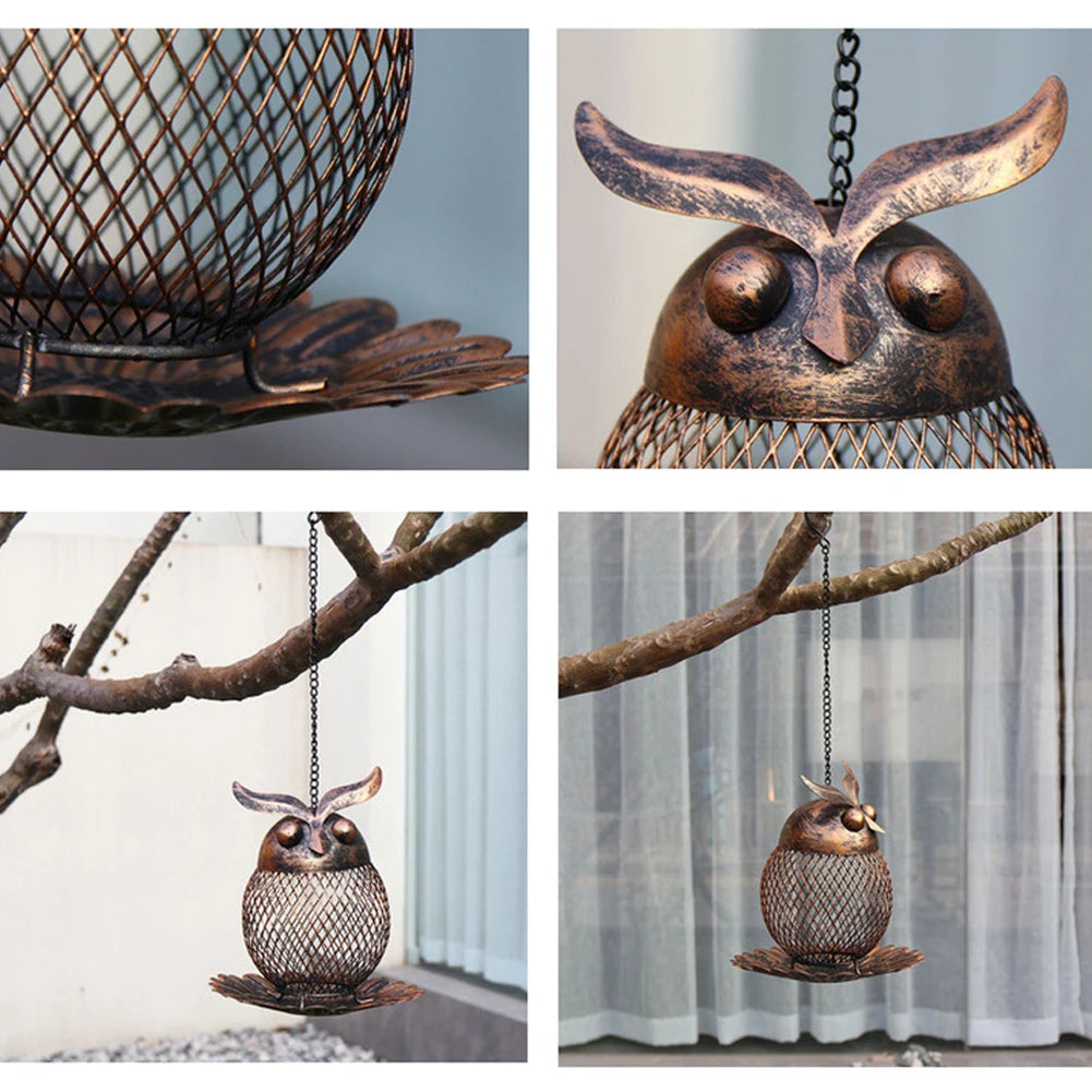 Large Capacity Cartoon Owl Feeder