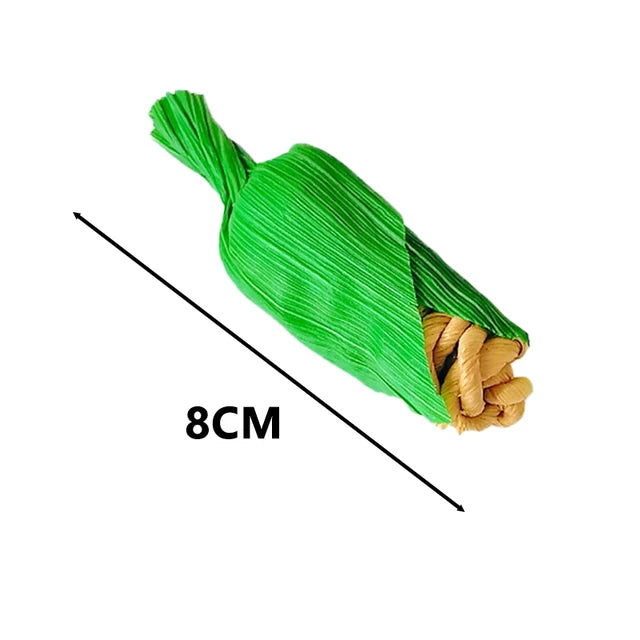 Parrot Chew Toy - Handwoven Carrot Corn Vine Ball for Birds & Small Animals
