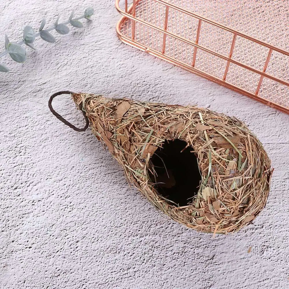 Grass Bird House - Hand-Woven, Hummingbird Nest, Yard Decor, 1/2PCS Pack
