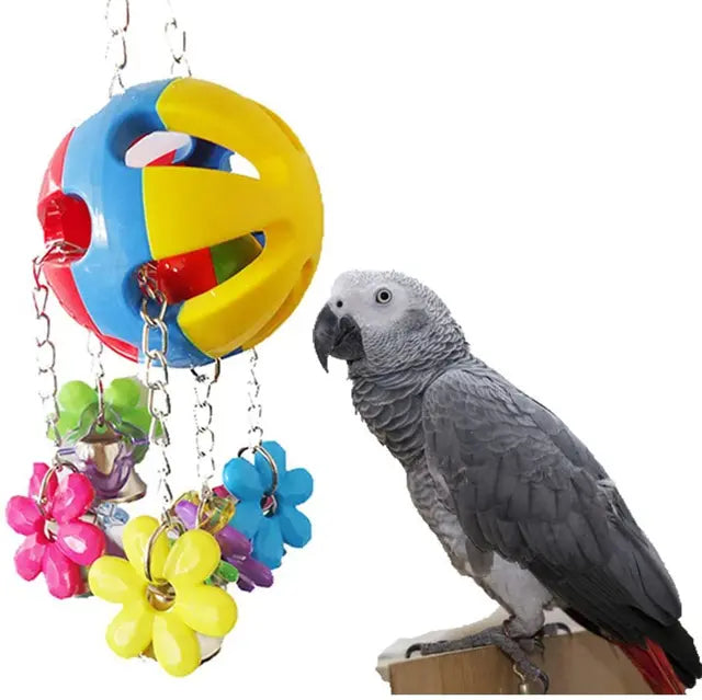 Parrot Chew Toy - Cotton Rope Bite Bridge for Birds Cage Activity