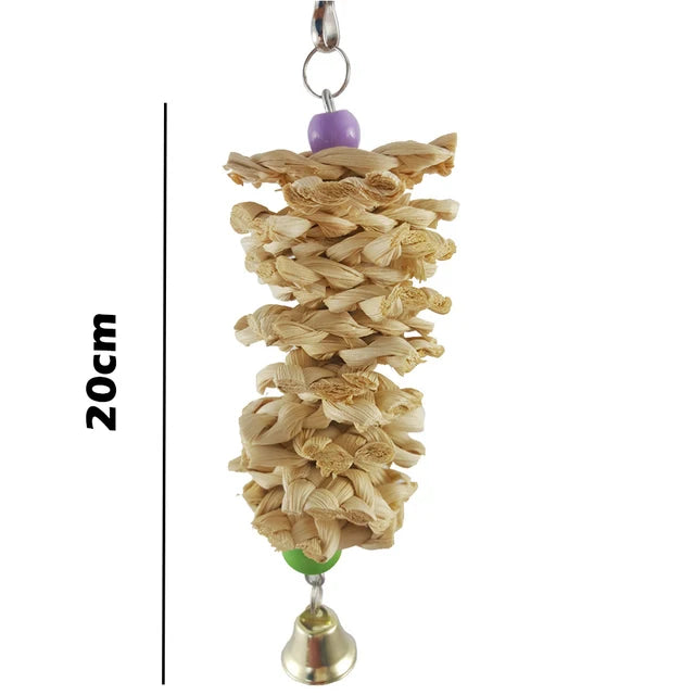 Cardboard Chew Toy for Parrots & Parakeets - Perfect for Large & Small Birds