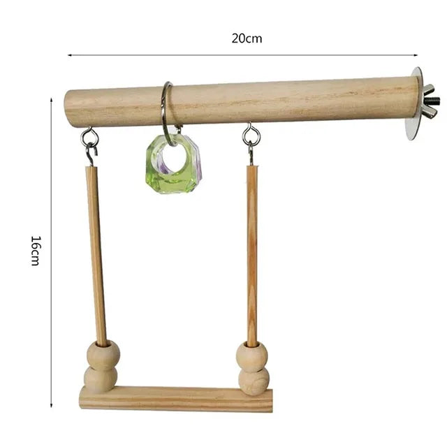 Parrot Chew Toy - Cotton Rope Bite Bridge for Birds Cage Activity