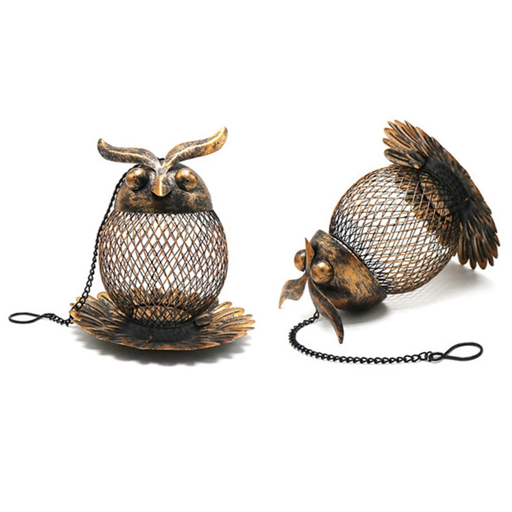 Large Capacity Cartoon Owl Feeder