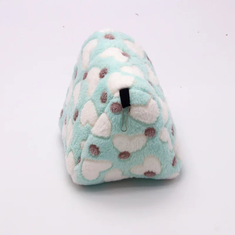 Heart Shaped Plush Bird Nest - Warm Parrot Hammock, Bird Cage Cabin Tent