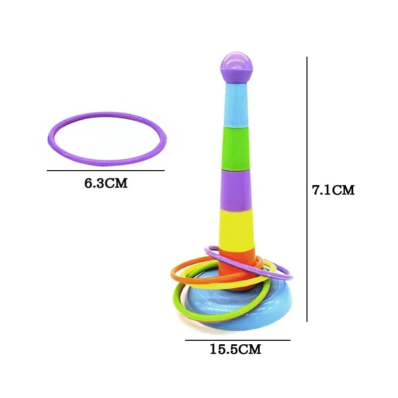 Parrot Chew Toy - Swing Ball with Plastic Rings for Training and Intelligence