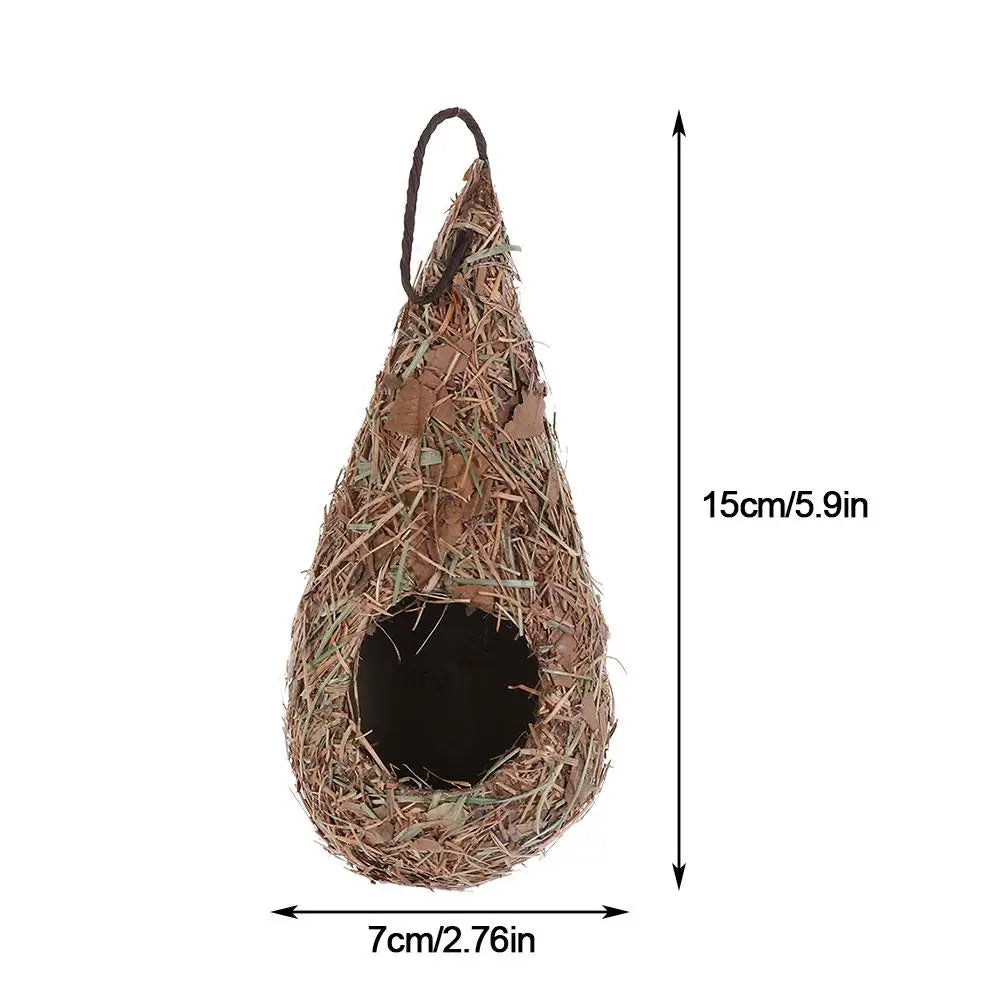 Grass Bird House - Hand-Woven, Hummingbird Nest, Yard Decor, 1/2PCS Pack