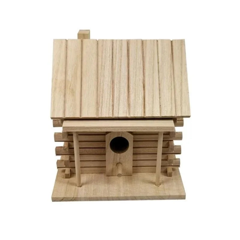 New DIY Wooden Bird Nest Box - Breeding Home for Parrots