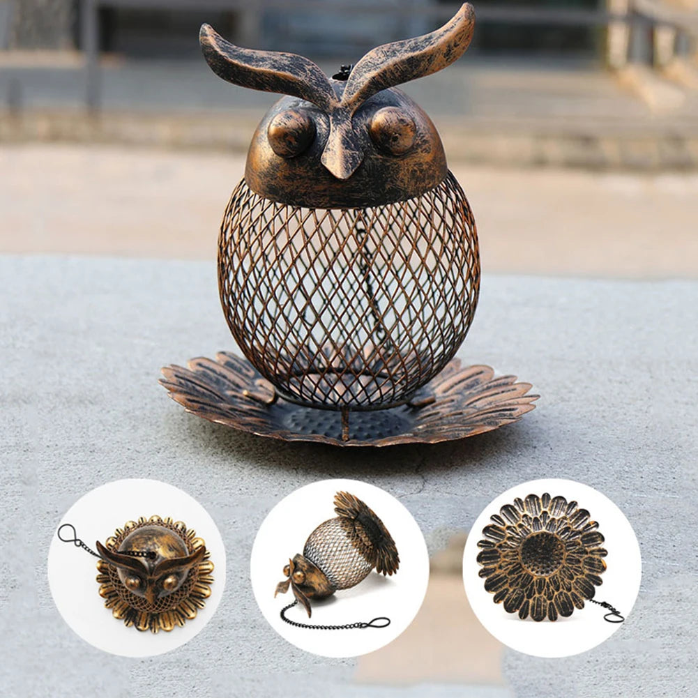 Large Capacity Cartoon Owl Feeder