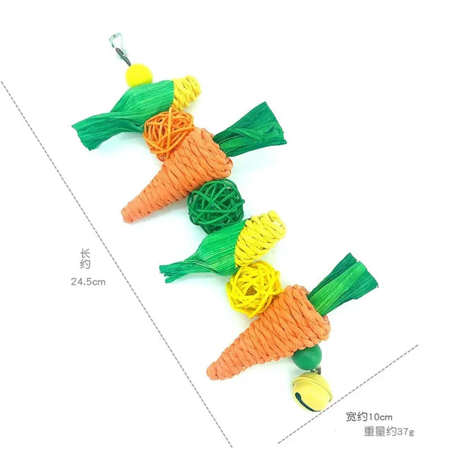 Bird chew toys - parrot, hamster, rabbit chew rope