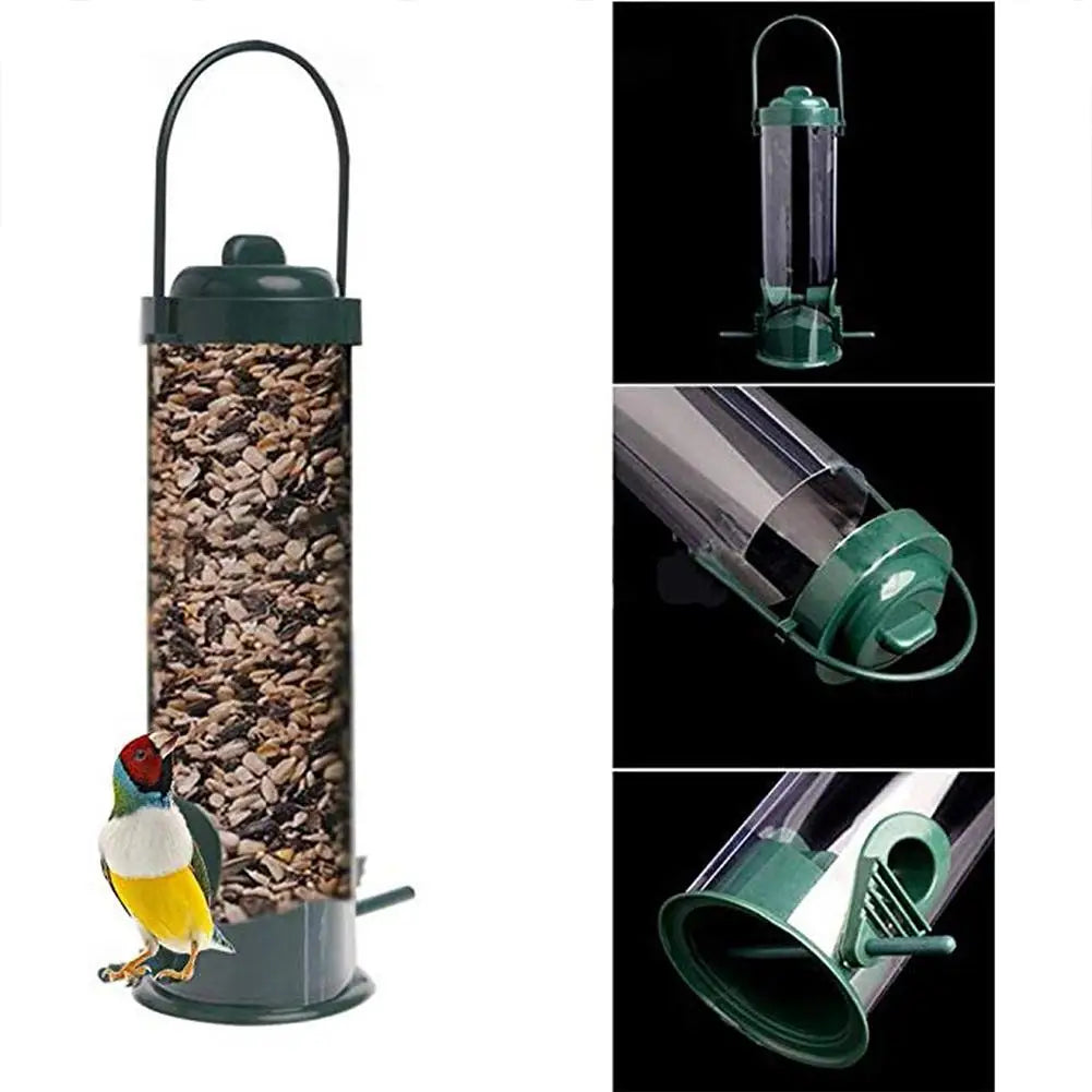 Automatic bird feeder - prevent squirrels from eating