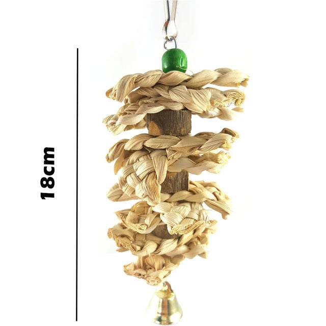 Cardboard Chew Toy for Parrots & Parakeets - Perfect for Large & Small Birds