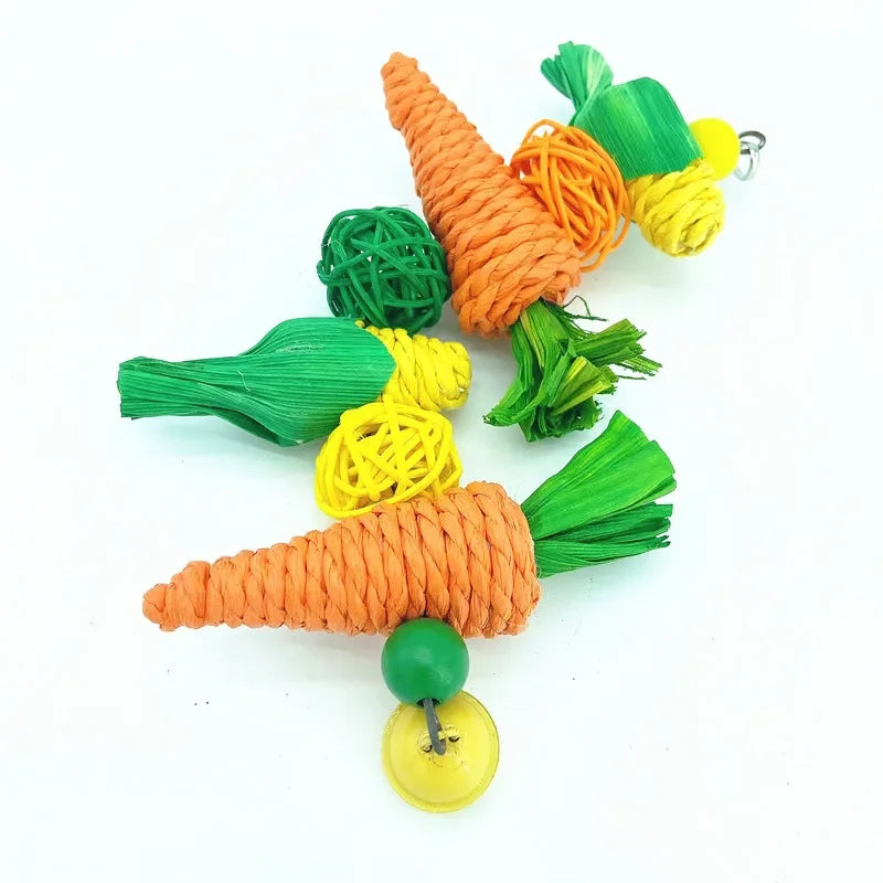 Bird chew toys - parrot, hamster, rabbit chew rope