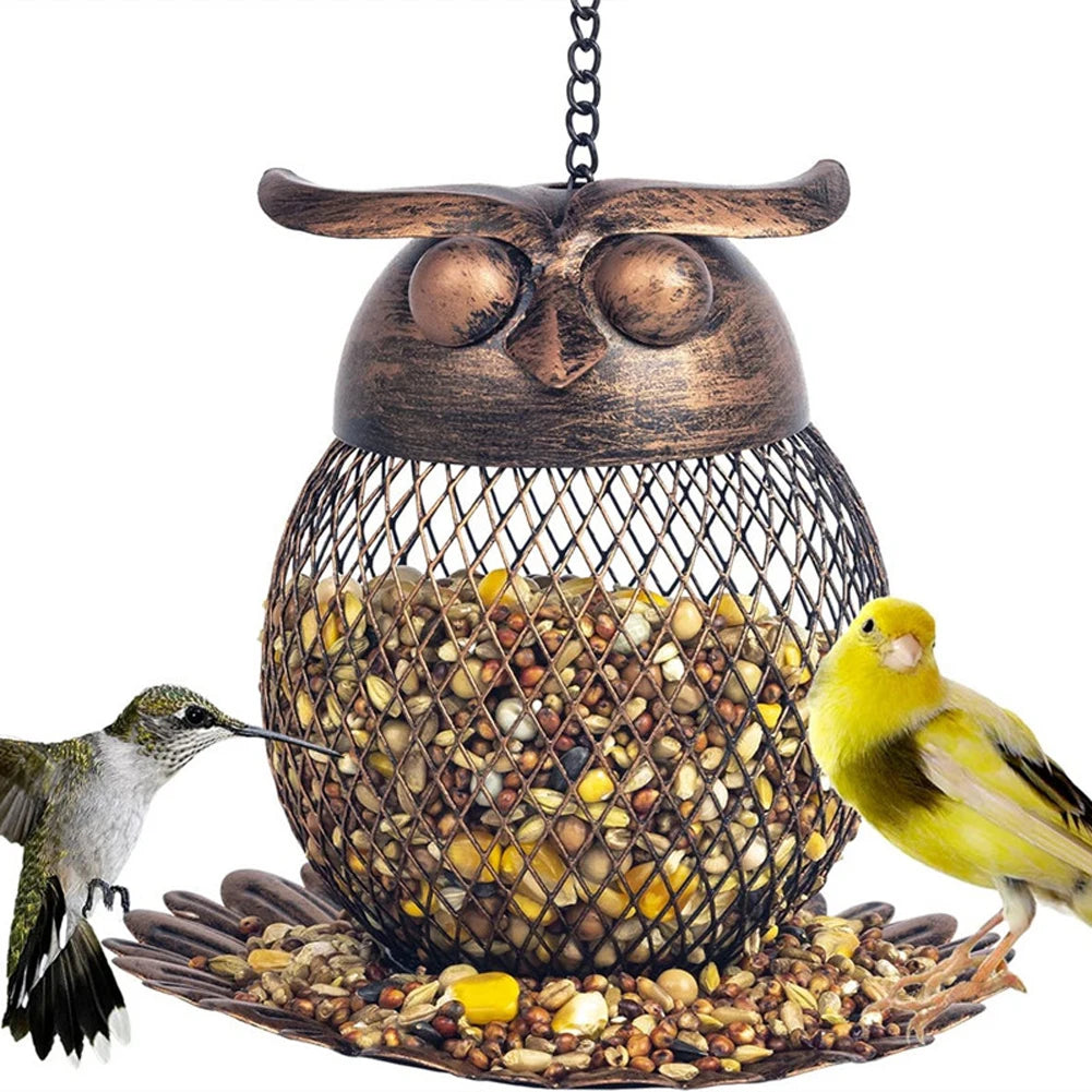 Large Capacity Cartoon Owl Feeder