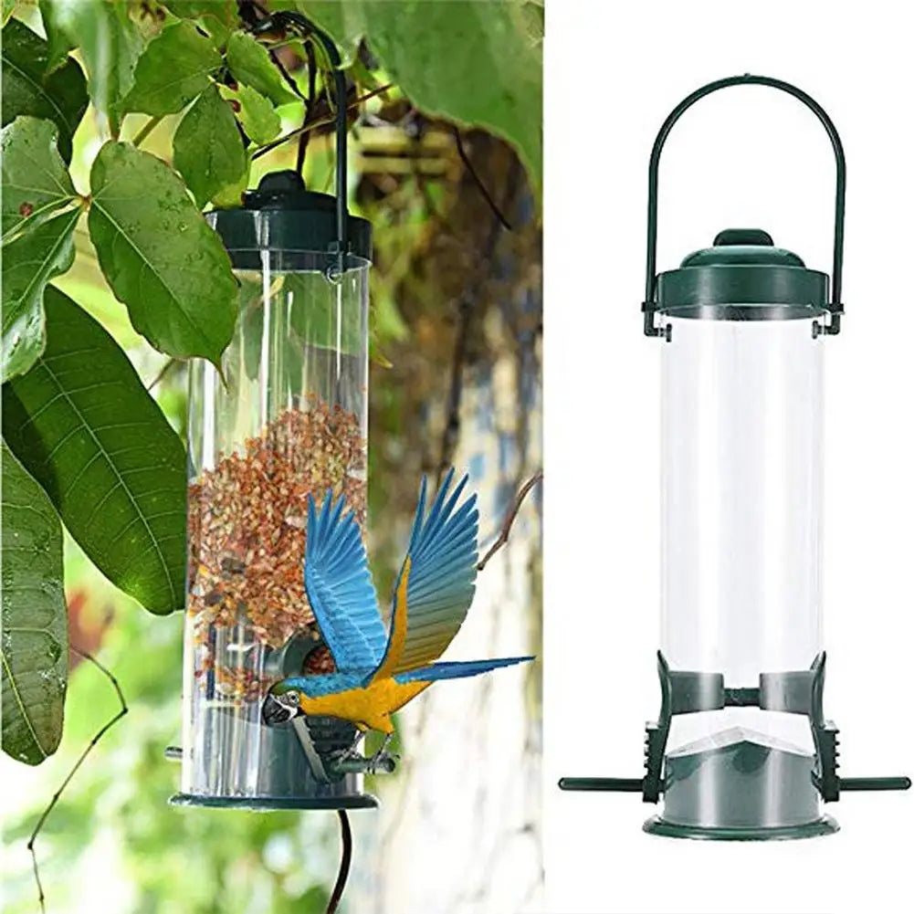 Automatic bird feeder - prevent squirrels from eating