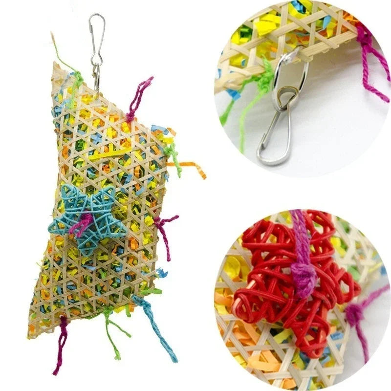 Parrot Chew Toy - Bird Bite Toy, Pet Interaction & Entertainment