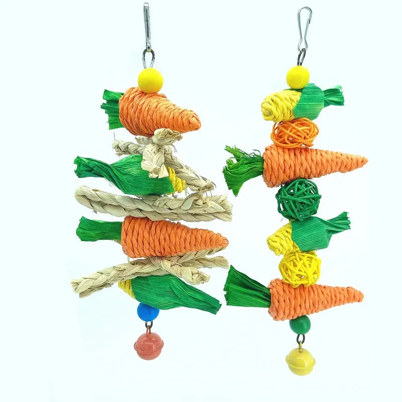 Bird chew toys - parrot, hamster, rabbit chew rope