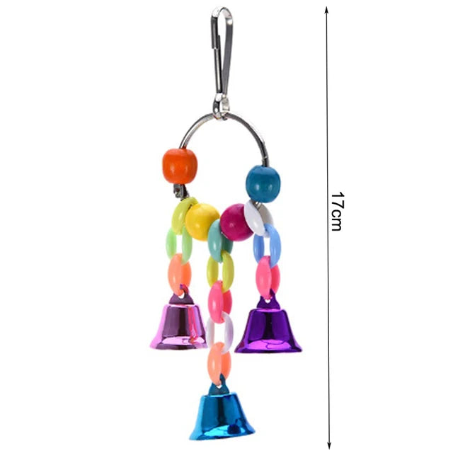Parrot Chew Toy - Cotton Rope Bite Bridge for Birds Cage Activity