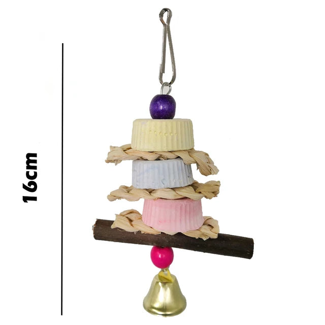 Cardboard Chew Toy for Parrots & Parakeets - Perfect for Large & Small Birds